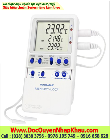 Nhiệt kế Vaccine Monitoring –50.00 đến 70.00°C, 6443 Memory-Loc™ Traceable® Datalogger